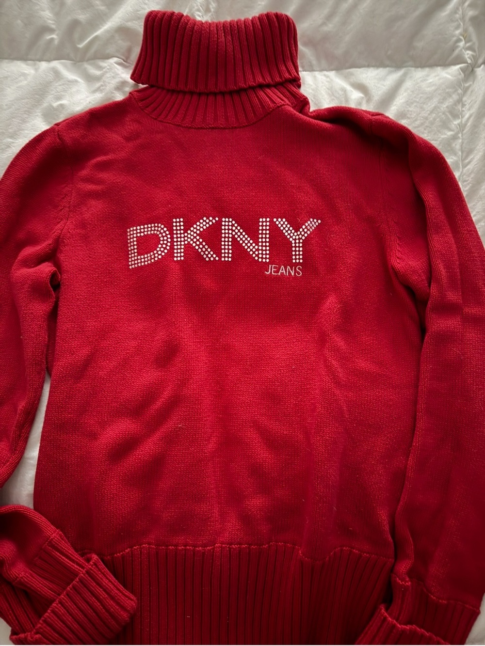 DKNY Jeans Women’s Red Turtleneck Sweater